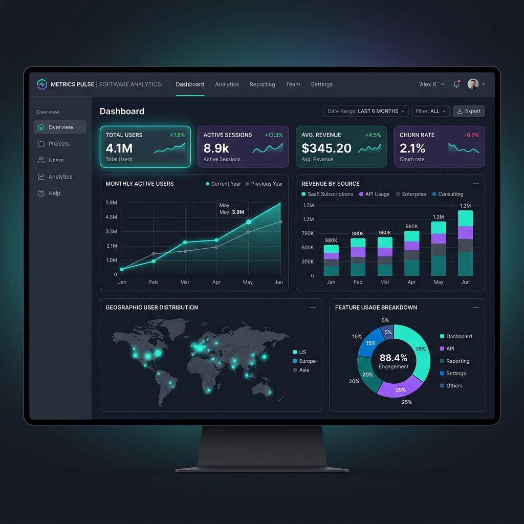 Software Development Dashboard